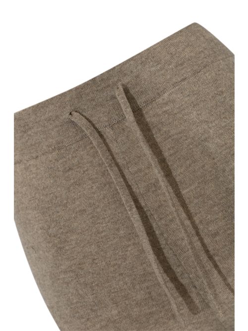 Pantalone in misto lana e cashmere Greige Alpha studio | AD-4245Q2016